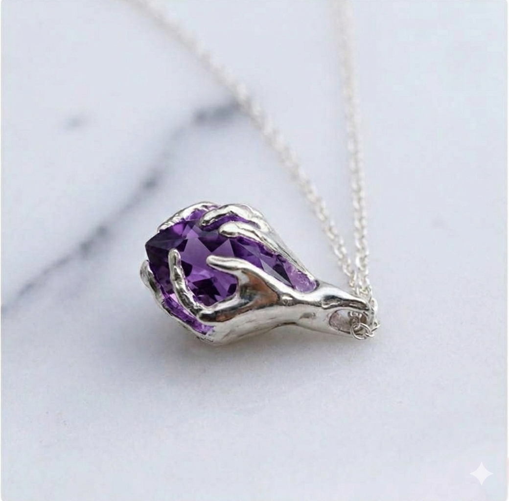 Handmade Balinese Silver Pendant — The Cradle