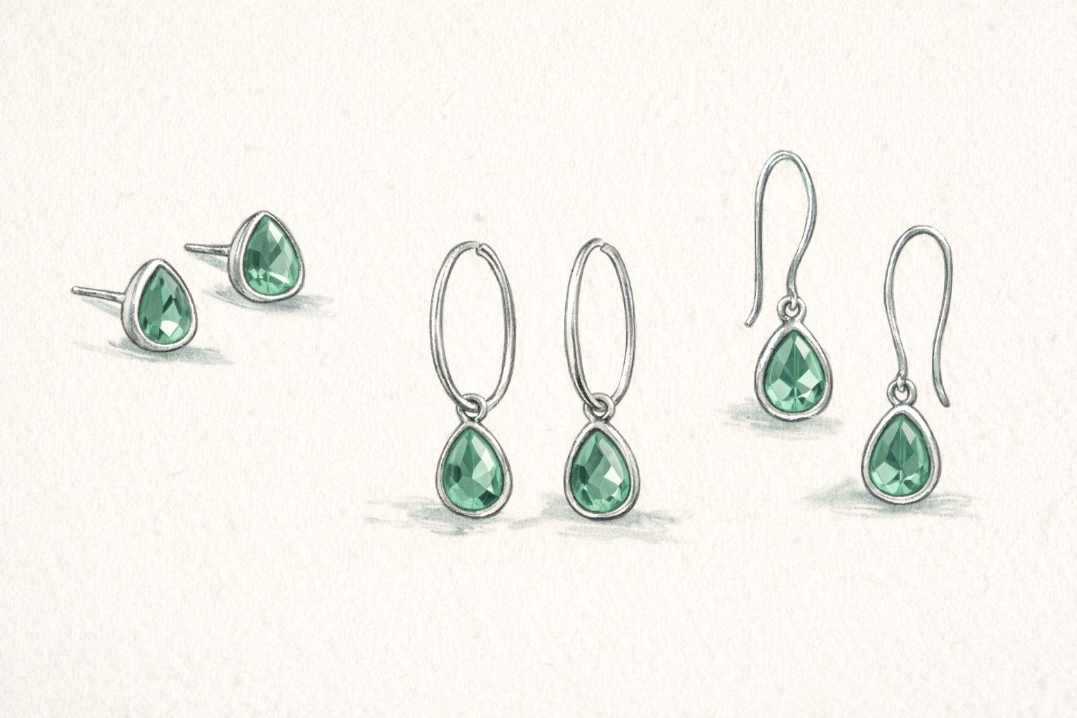 Handmade Balinese Silver Earrings — Luma